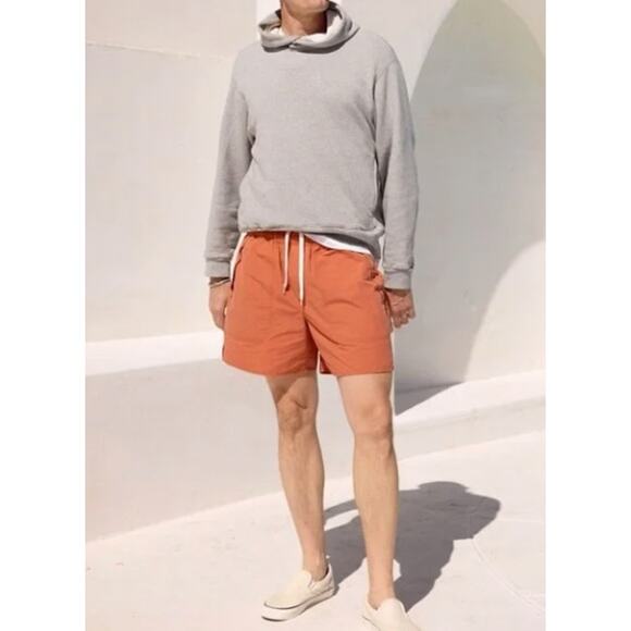 AYR Mens The Dirtbag Drawstring Shorts in Rind Orange Cordura Ripstop Size XL - Picture 2 of 13